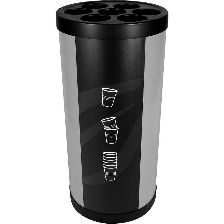 0 Bechersammler JUNIOR XXL, Abfalleimer, Schwarz