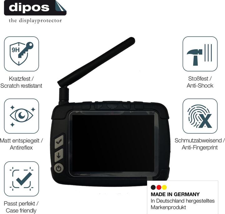 Produktbild Dipos Anti-Shock Displayschutz Matt 9H