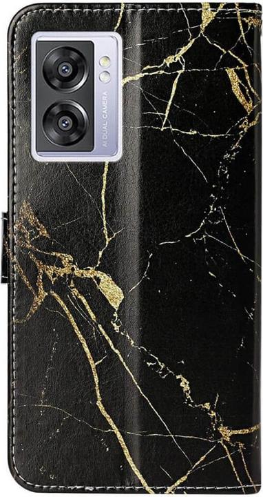 Immagine prodotto Cover-Discount OPPO A57s - Custodia in pelle Marmo Nero (Oppo A57s)