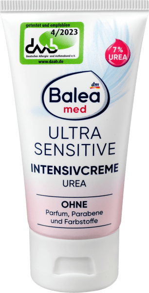 Produktbild dm Balea MED Intensivcreme Urea Ultra Sensitive (50 ml, Tagescreme)