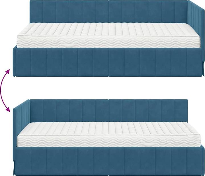 Image du produit vidaXL Eckbettgestell (100 x 200 cm)