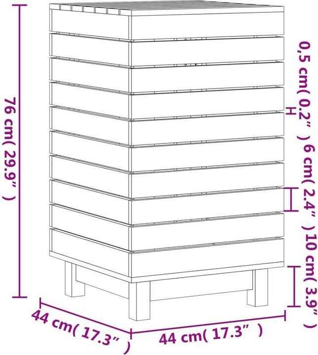 Actual product image vidaXL Wäschetruhe