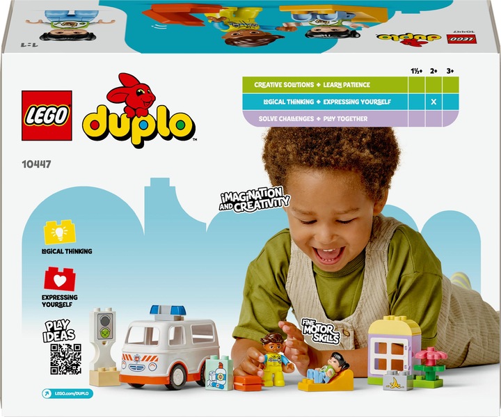 Image du produit LEGO Rettungswagen mit Fahrer (10447)
