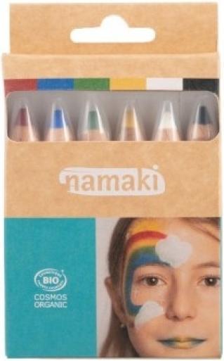 Namaki Bio Schminkstifte 6 Farben Rainbow
