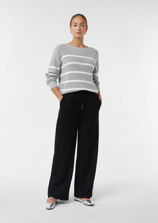 Image du produit Comma Strickpullover Gestreifter Strickpullover im Relaxed Fit (S)