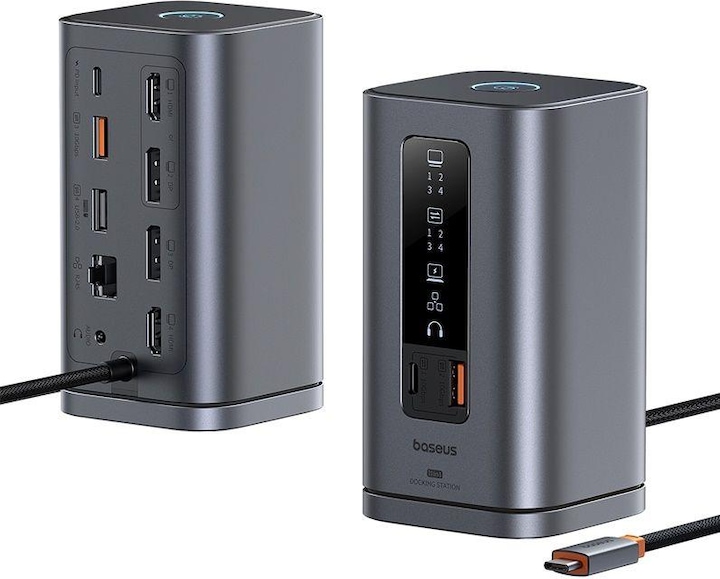 Image du produit Baseus Station d'accueil Spacemate 11-en-1 (USB-C, 11 Ports)