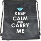 Kögler Sportbeutel, "KEEP CALM AND CARRY ME", 35x40cm