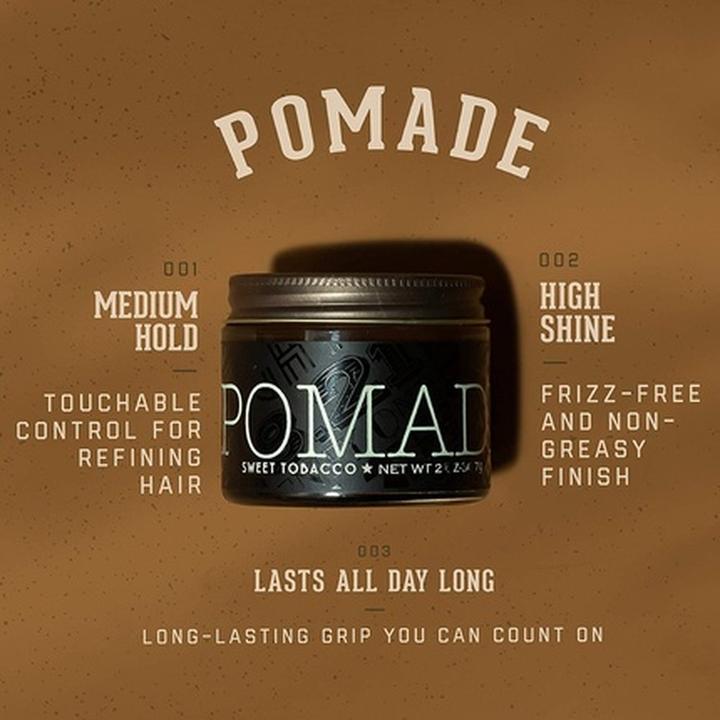 Image du produit 18.21 Man Made Pommade à base d'eau pour cheveux à tenue moyenne, à l'éclat léger et à l'odeur douce de tabac 59ml (Gel coiffant, 59 ml)
