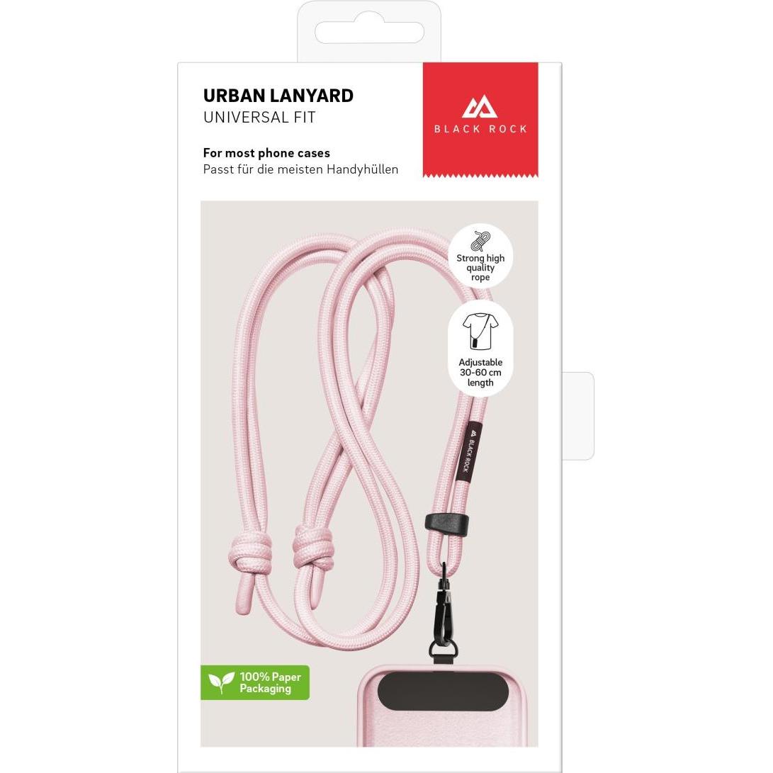 Thumbnail - White Diamonds, Schlüsselanhänger, „Universal Lanyard“ für Smartphones, Hellrosa, Rosa