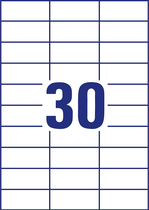 Actual product image Avery Universal labels