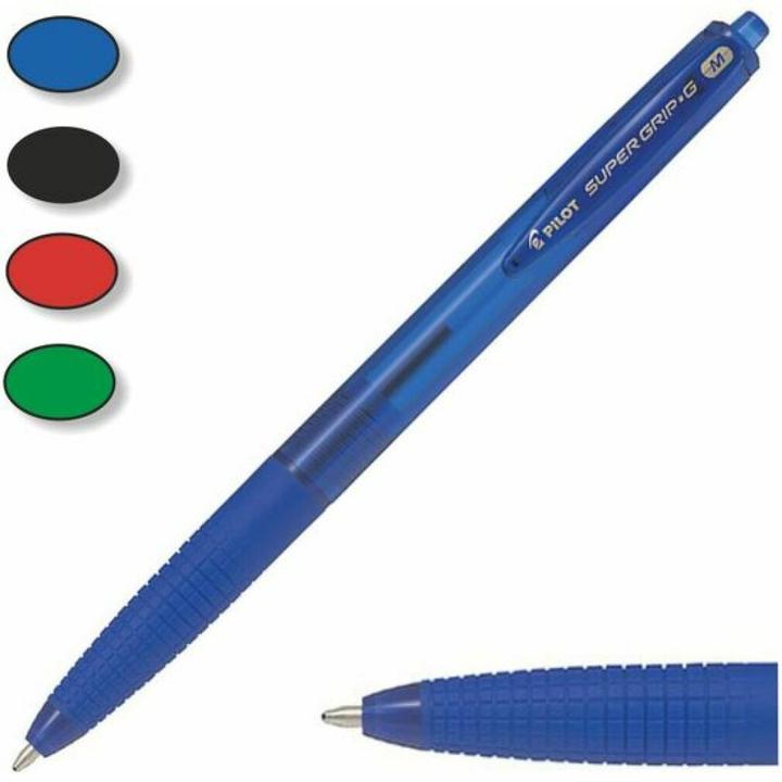 Image du produit Pilot Stylo à bille Super Grip G 2036, épaisseur de trait M, 12 pièces, diverses couleurs (Noir, 12x)