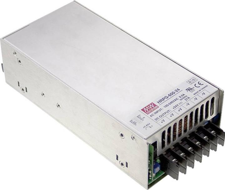 Produktbild MeanWell MEAN WELL HRP-600-5, 90 - 305 V, 600 W, 5 V, 120 A, RoHS, 105 mm