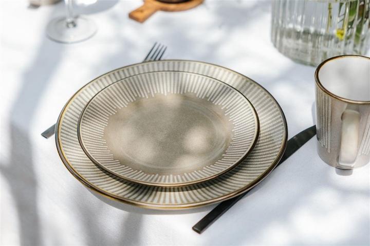 Produktbild Domoletti Plate Pad Print Met Rim Brown 27cm (27 cm)