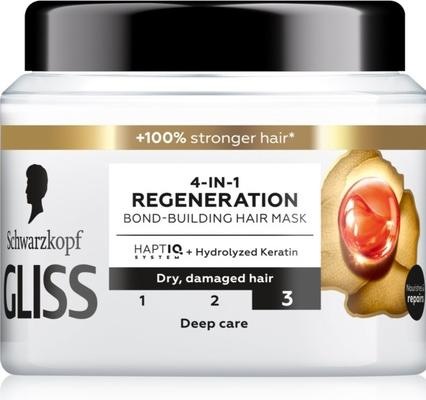 Actual product image Schwarzkopf Gliss Trt Aqua Revive Strengthening Hair Mask 4In1 Regenaration 400Ml (400 ml)