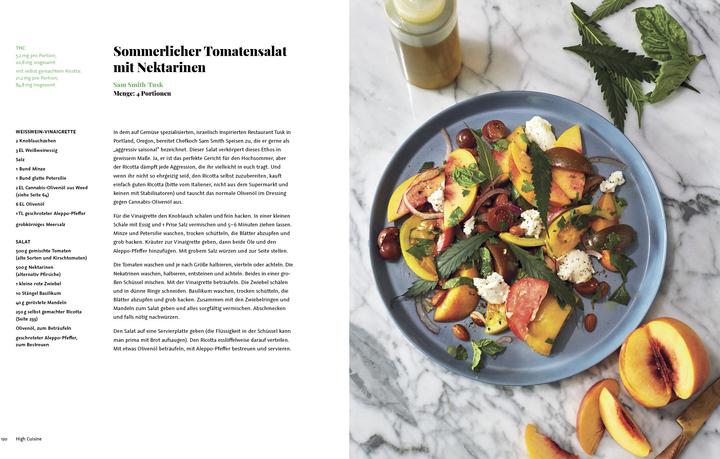 Produktbild High Cuisine – Cannabis kann was! Kochen & Backen mit THC, CBD und mehr (Deutsch, Marcus, McDonough, Elise/Nilsson, 2022)