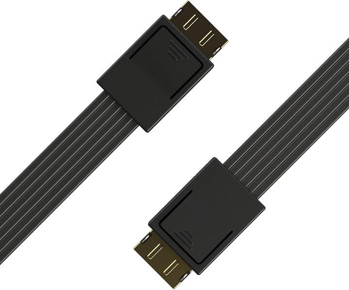 Actual product image Linkup OCuLink PCIe SFF-8611 4i to OCuLink SFF-8611 SSD Data Active Cable