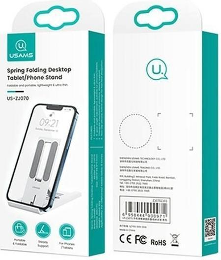 Immagine prodotto Usams Supporto da scrivania per smartphone/tablet - Bianco