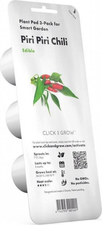 Actual product image Click and Grow Piri piri chilli (Vegetable seeds)
