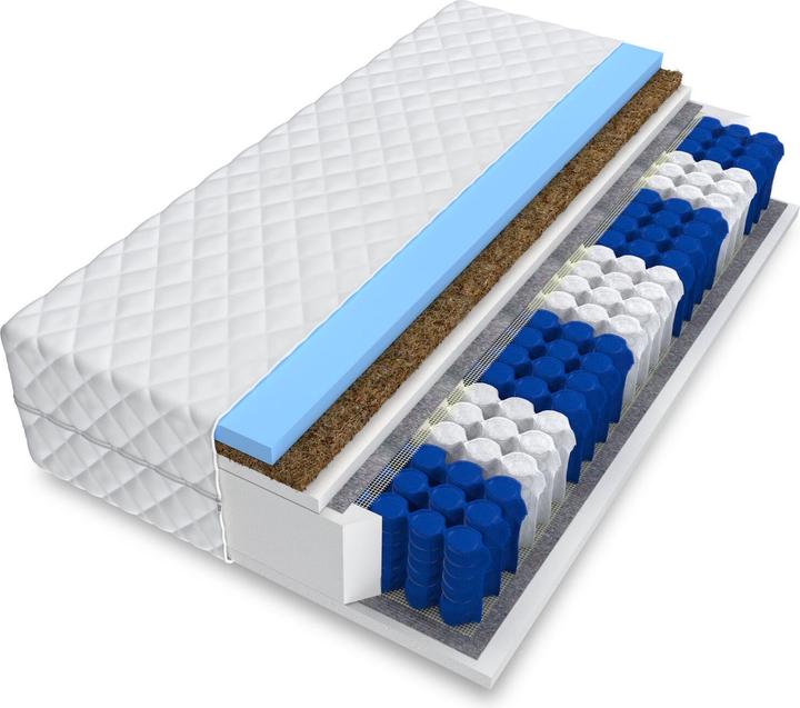 Avetoe Matratze 140x200 TITAN HYBRID KOKOS 9 Zonen (140 x 200 cm)