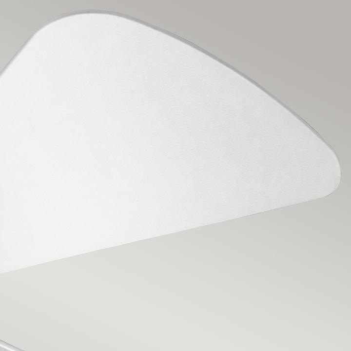 Actual product image Elstead Lighting Sola silent ceiling fan with LED light Ø86cm + remote control matt white (38.80 dB)