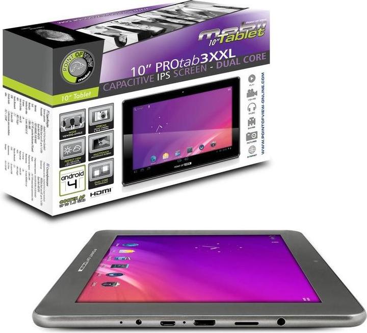 Produktbild Point of View 3 XXL (4G, 10.10", 8 GB, Silber)