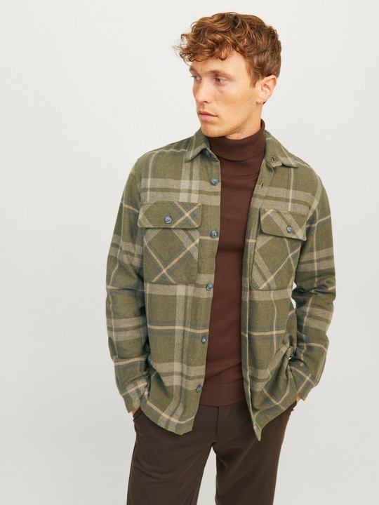 Image du produit Jack & Jones Jprraymond Melange Check Ls Overshirt Sn (XXL)