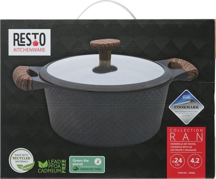 Productafbeelding Resto BRAADPAN D24CM 4,2L/93903 (24 cm, Steelpan, Aluminium)