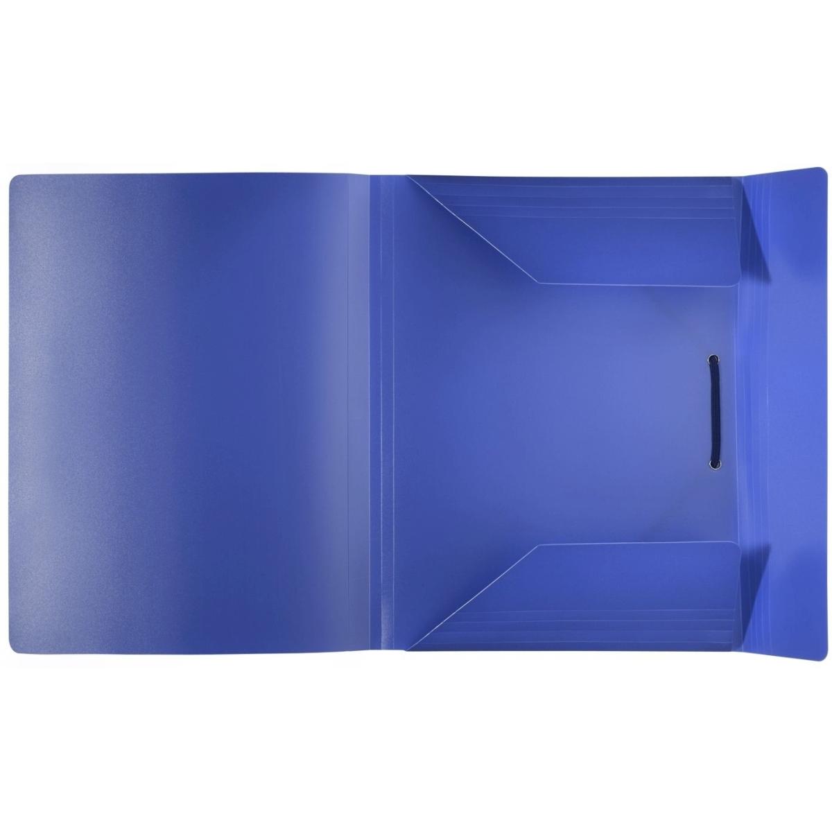 Foldersys, Mappe, Sammelmappe A4 PP 16mm Rücken vollfarbig blau (A4, 1 x)