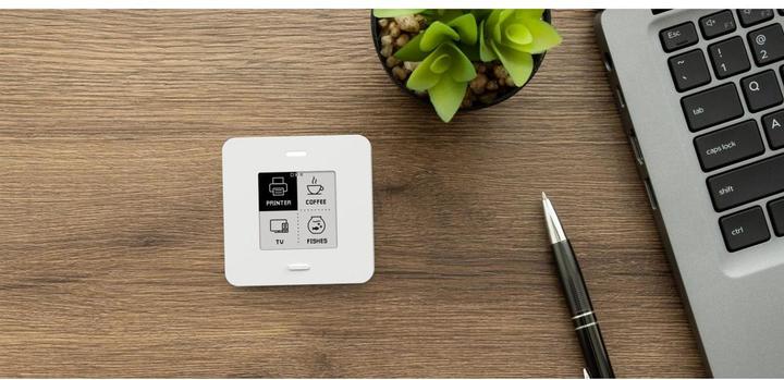 Produktbild myStrom MYSLPQWBM1 - WiFi Button Max mit E-Paper Display