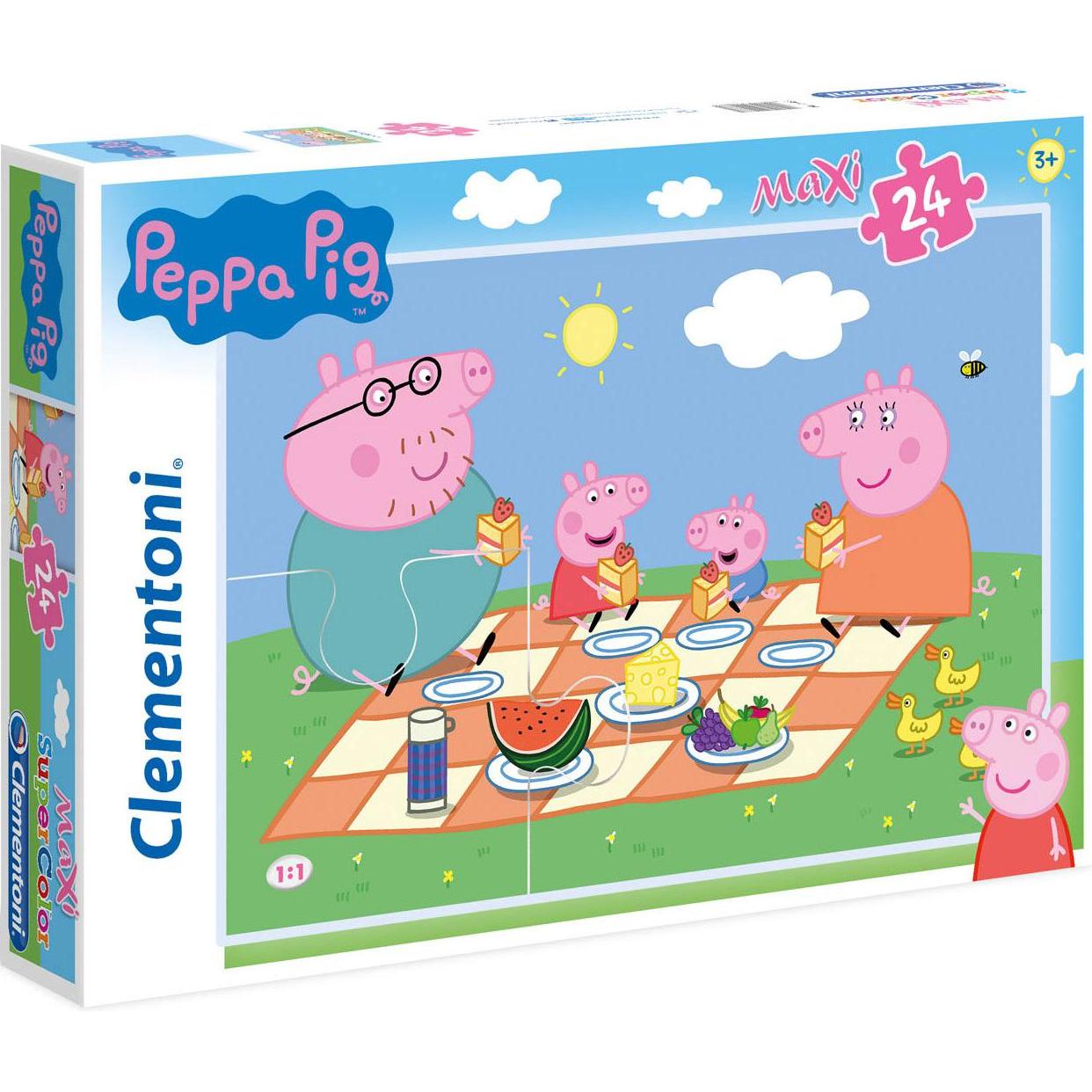 Clementoni Multicolore Puzzle Maxi Peppa Pig G (24 Pezzi)