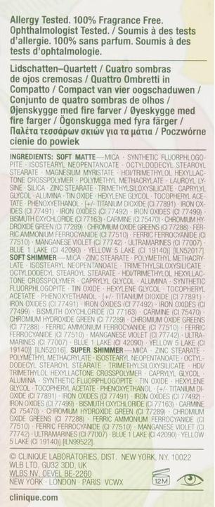 Actual product image Clinique All About Shadow Quad Morning Java (Morning Java)