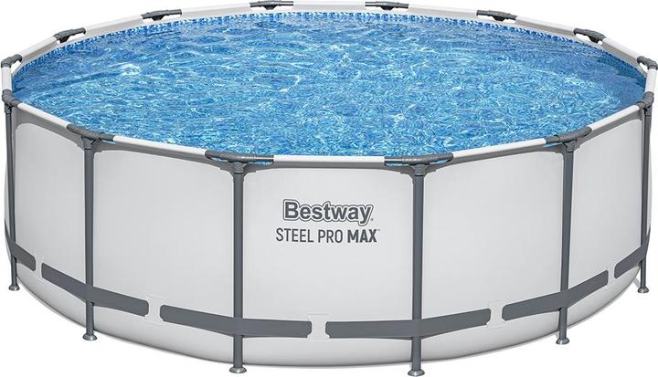 Produktbild Bestway Steel Pro MAX Frame Pool Komplet t-Set 427 x 122 cm, rund (427 x 122 cm)
