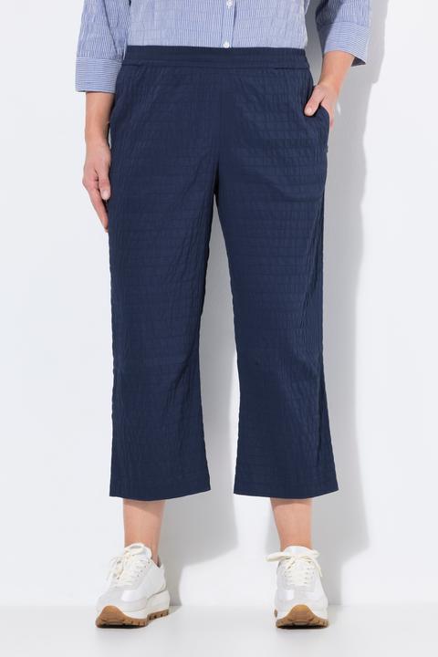 Produktbild Ulla Popken 7/8-Hose Ruby, geformtes Knie, gerades Bein, Elastikbund (44)