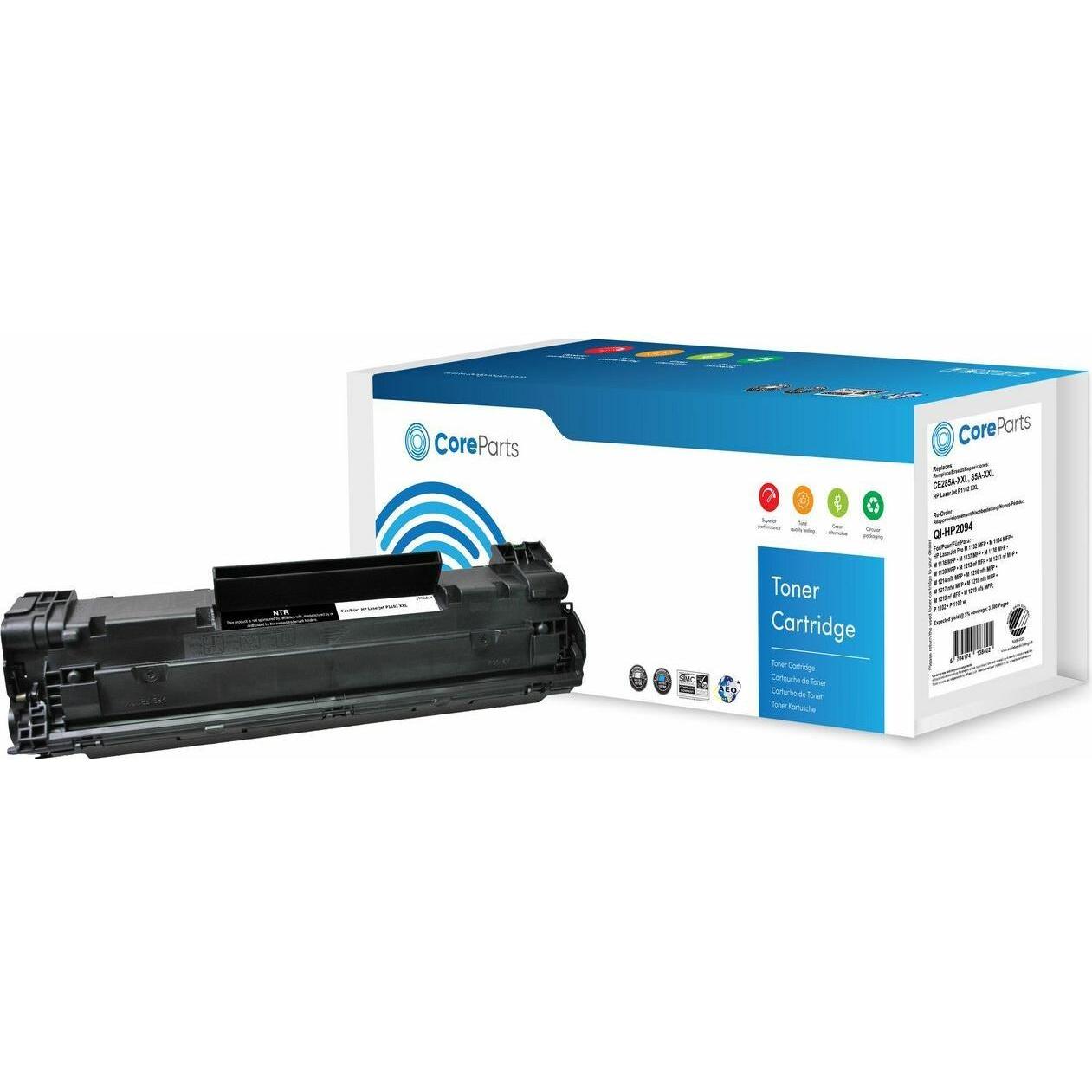 CoreParts, Toner, QI-HP2094 Tonerkartusche (e) Kompatibel (BK)