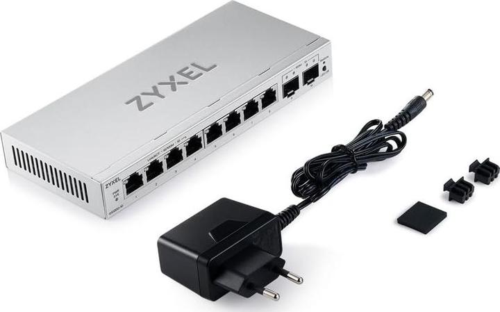Actual product image Zyxel GS1200-10V3 8-Port Gigabit, 2xSFP web/smart managed (10 ports)