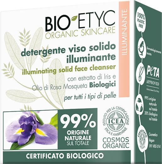 Immagine prodotto Bioetyc Detergente Viso Solido Illuminante (Salviette detergenti per il viso)