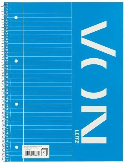 Image du produit von Notizblock A4 liniert, 80 Blatt, Blau, 5 Stück (A4, Règle spéciale, Couverture rigide)