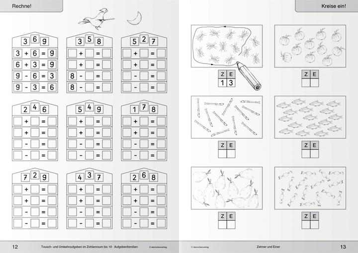 Produktbild Ich kann rechnen 1 und 2 - Ausgabe in A4 - Schülerarbeitshefte für die 1. Klasse (Deutsch, Katrin Langhans, 2018)
