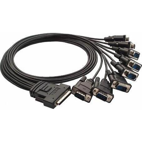 Moxa Cable SCSI VHDCI 68M to 8* DB9M (1 m), Schnittstellenkabel