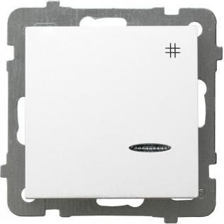 Ospel ŁP-4GS/m/00, Taster + Schalter, Weiss