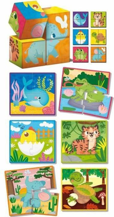 Image du produit Lisciani Montessori Cubes Et Puzzles En Bois
