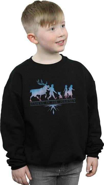 Produktbild Disney Frozen 2 Believe In The Journey Silhouette Sweatshirt Jungen (140, 146)