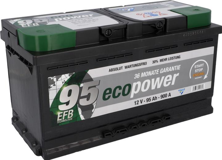 Actual product image Cartec Eco Power 95 EFB (12 V, 95 Ah, 850 A)