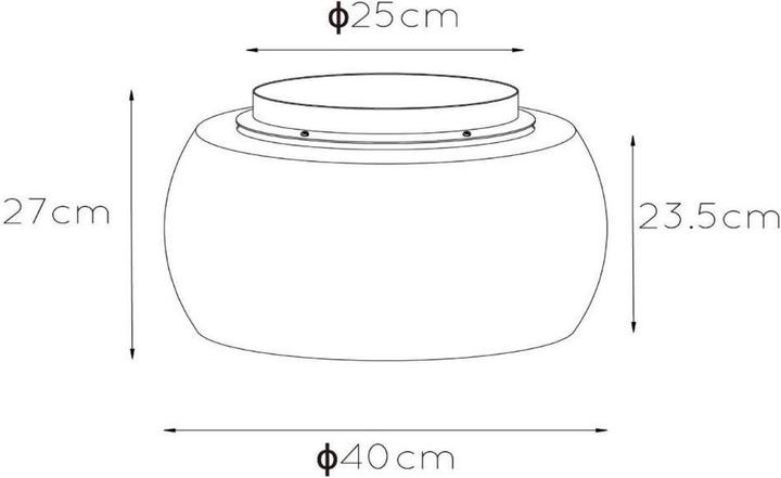 Actual product image Lucide Olivia (E27)