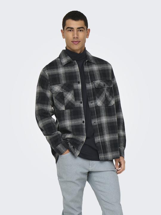 Produktbild Only & Sons Onscedric Life Check Overshirt Noos (L)