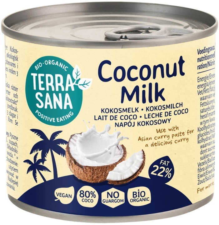 Immagine prodotto Terra Sana Latte di cocco 22 grassi (lattina)