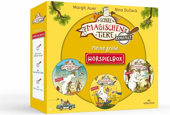 Actual product image The School of Magical Animals Investigates -My Big Audio Play Box (Gabriele Libbach, Daniel Welbat, Judith Ruyters, Achim Schülke, Laura Maire, Stefan Brönneke, Katja Brügger, Margit Auer, Josephine Martz, Verena Herkewitz, Tim Kreuer, German)