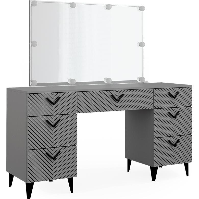 Vicco, Schminktisch, Anett mit Beleuchtung