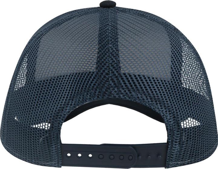 Actual product image Atlantis Unisex Adult Rapper 5 Panel Canvas Recycled Trucker Cap (One size)