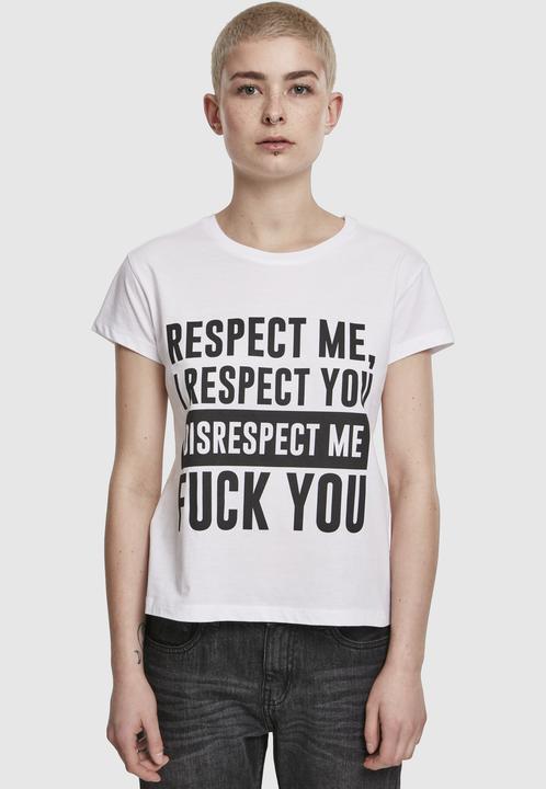 Produktbild Merchcode Ladies Respect Me Tee (XS)